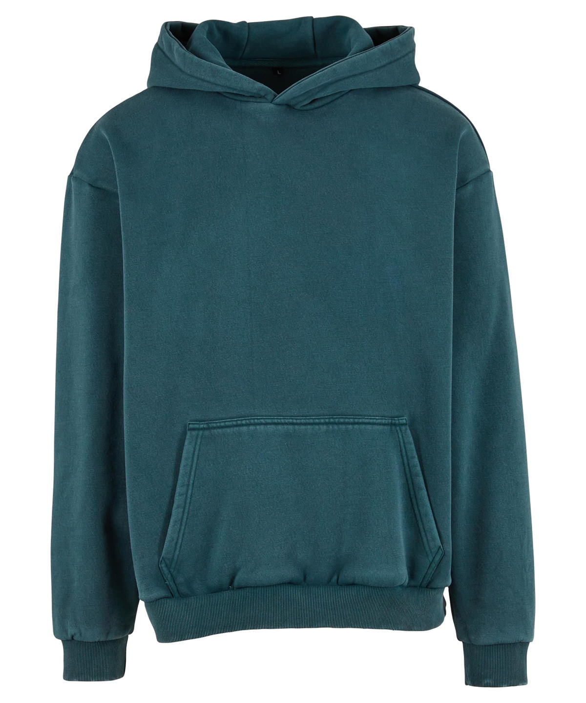 Build Your Brand BY294 Vintage heavy hoodie in Bottle Green