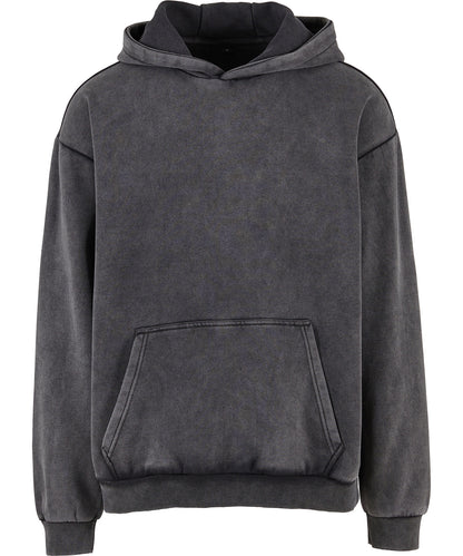 Build Your Brand BY294 Vintage heavy hoodie in Magnet
