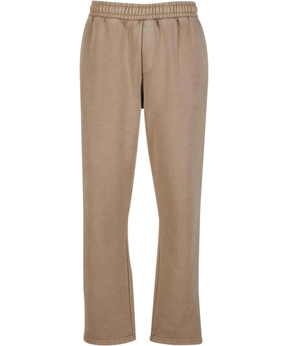 Build Your Brand BY296 Vintage heavy trackpants in Chalk Dust