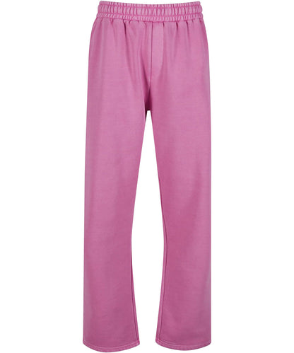 Build Your Brand BY296 Vintage heavy trackpants in Cool Pink