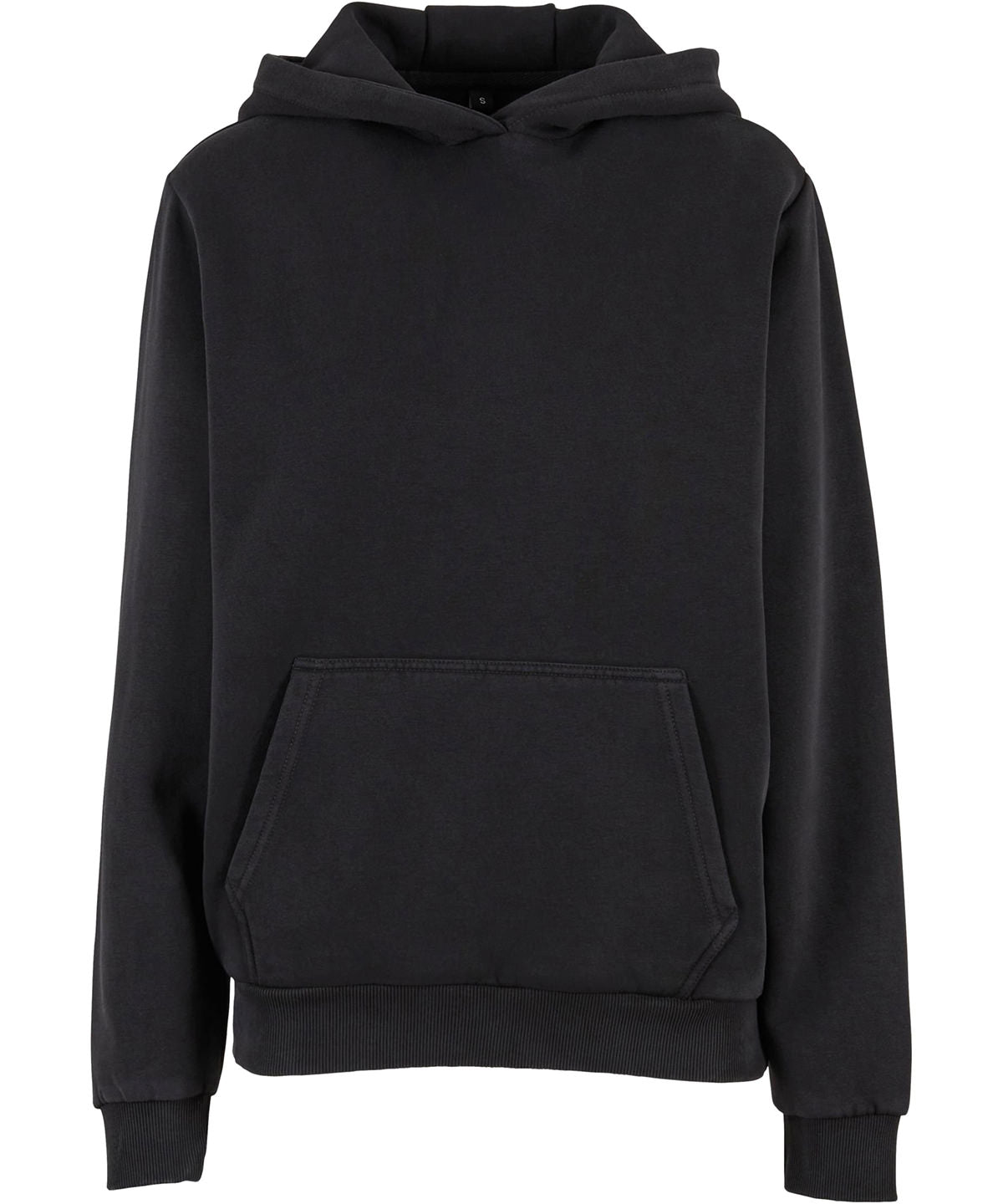 Build Your Brand BY298 Women’s vintage heavy hoodie in Black