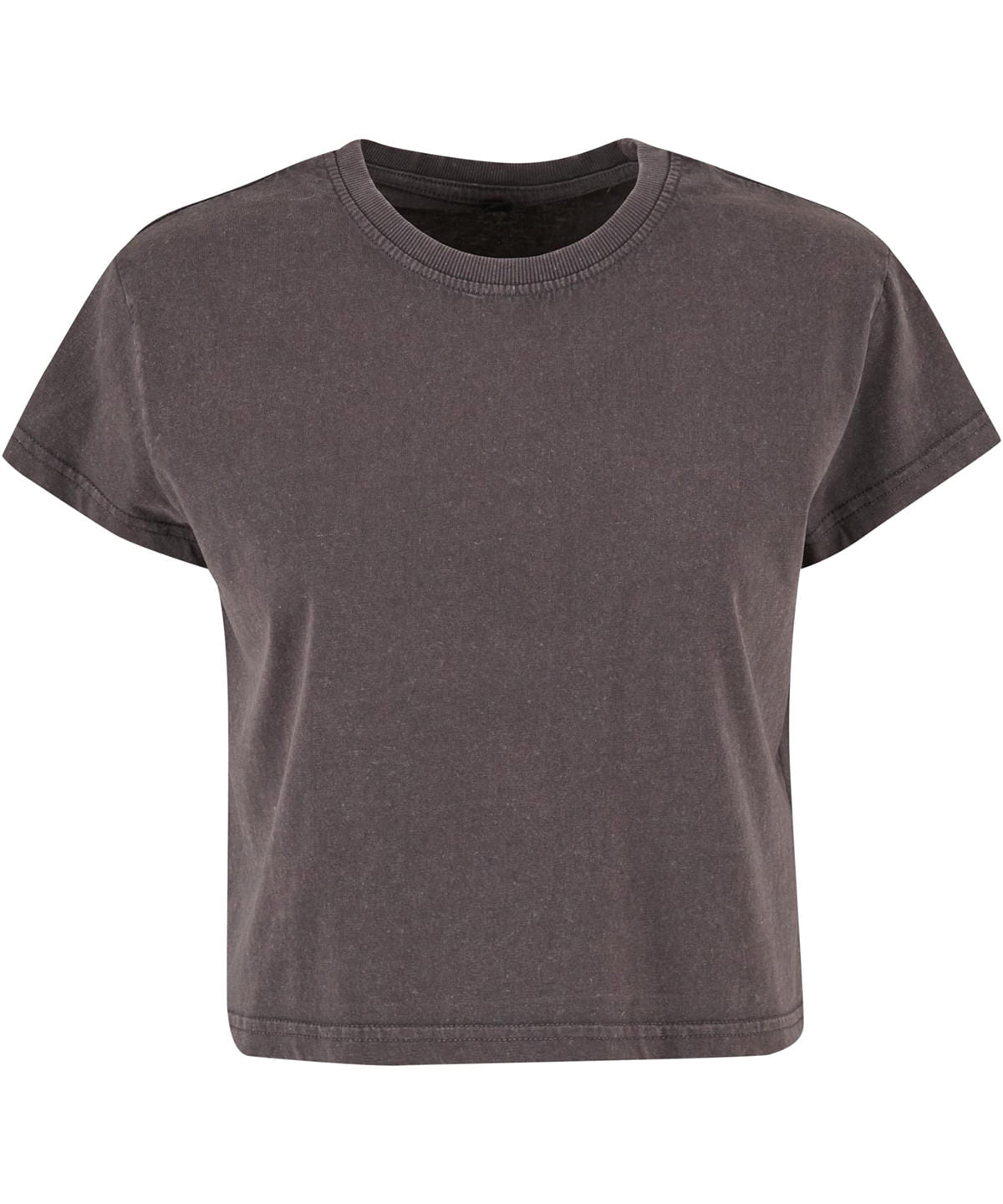 Build Your Brand BY305 Women’s vintage cropped tee in Magnet