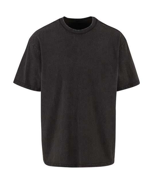 Build Your Brand BY307 Vintage heavy loose tee in Black