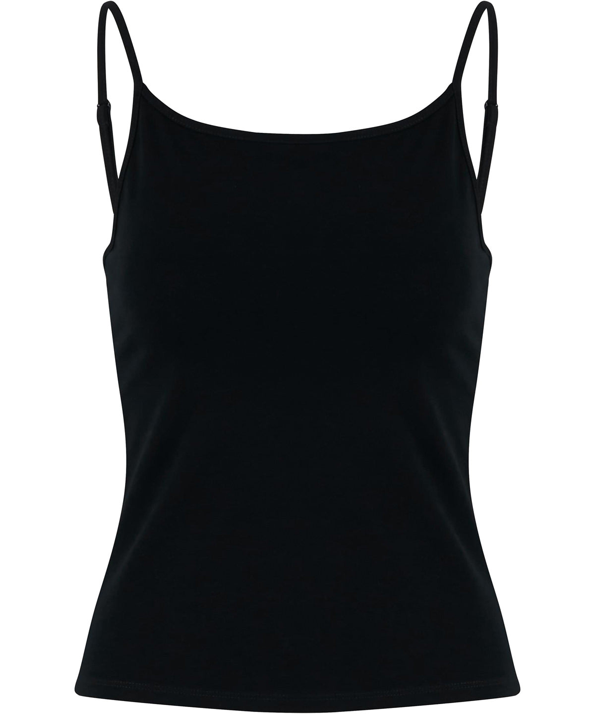 Build Your Brand BY314 Women’s stretch Jersey short slim top in Black