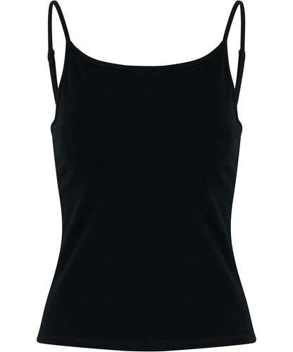 Build Your Brand BY314 Women’s stretch Jersey short slim top in Black