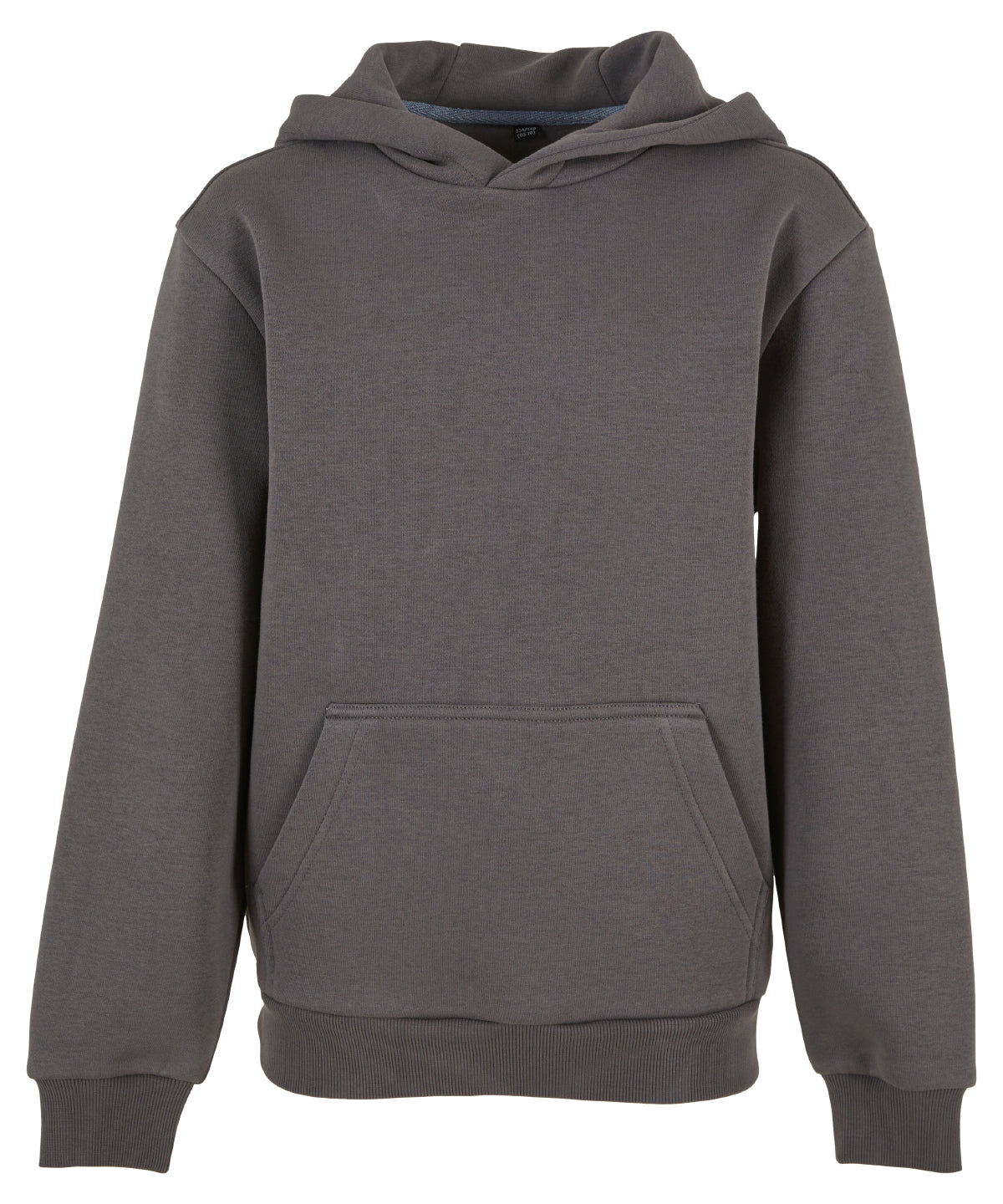 Build Your Brand BY315 Kids fluffy hoodie in Magnet