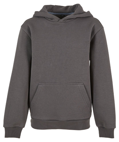 Build Your Brand BY315 Kids fluffy hoodie in Magnet