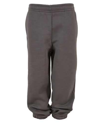 Build Your Brand BY317 Kids fluffy sweatpants in Magnet