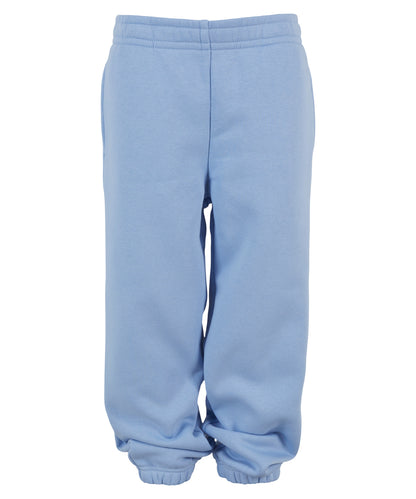Build Your Brand BY317 Kids fluffy sweatpants in Powder Blue