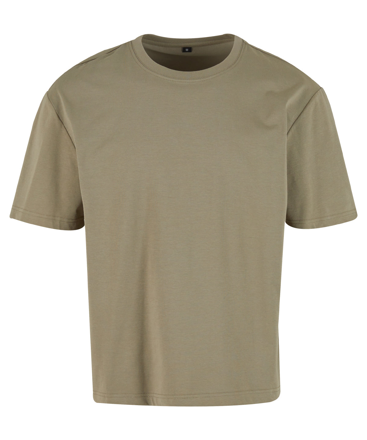 Build Your Brand BY364 Sorona loose-fit tee in Pale Olive