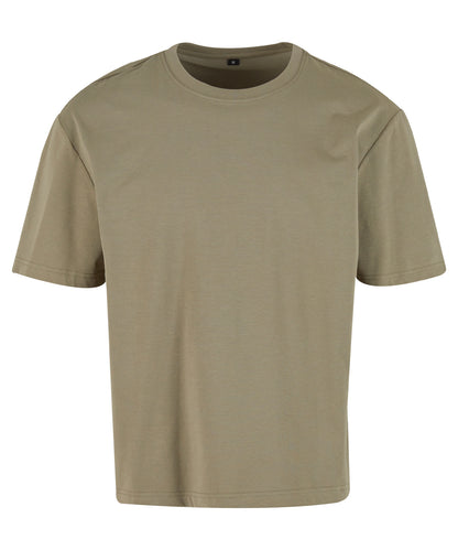 Build Your Brand BY364 Sorona loose-fit tee in Pale Olive