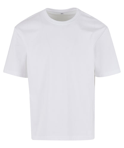 Build Your Brand BY364 Sorona loose-fit tee in White