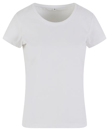 Build Your Brand BY367 Women’s Sorona regular tee in White