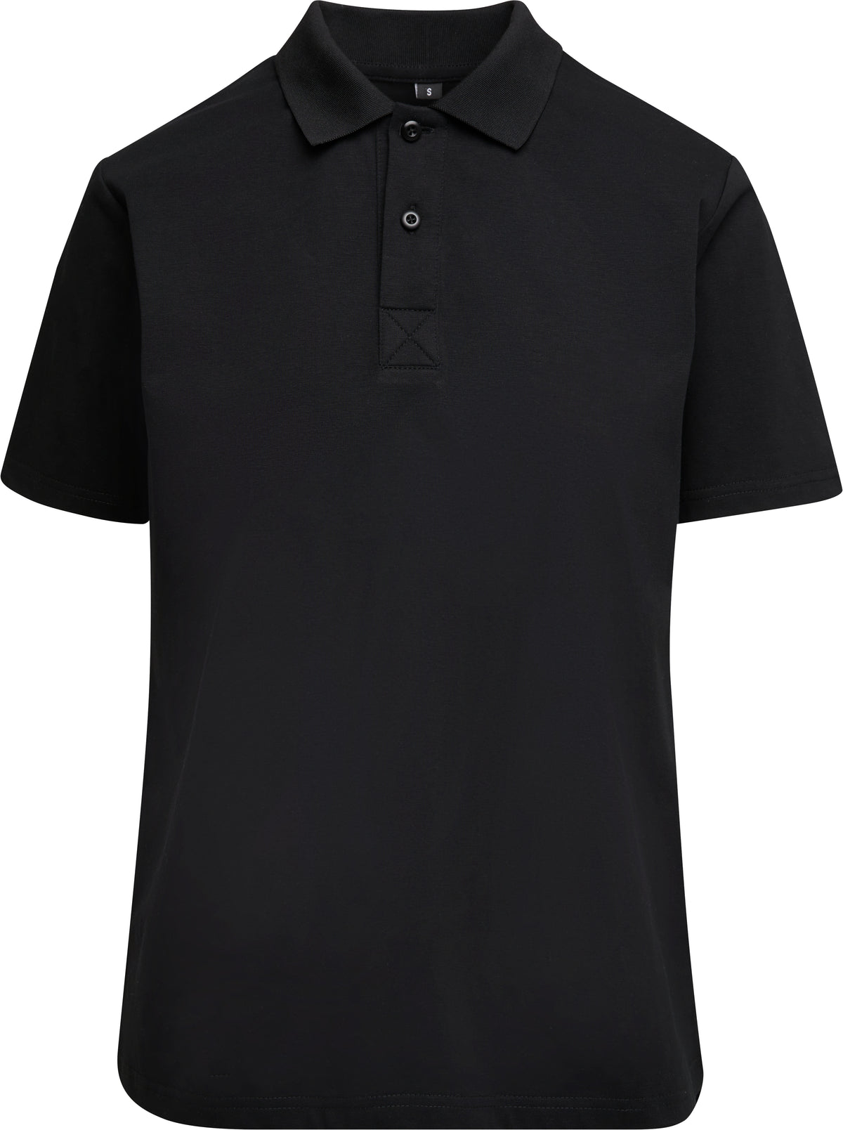 Build Your Brand BY368 Women’s Sorona polo tee in Black