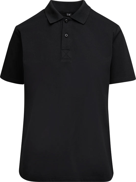 Build Your Brand BY368 Women’s Sorona polo tee in Black