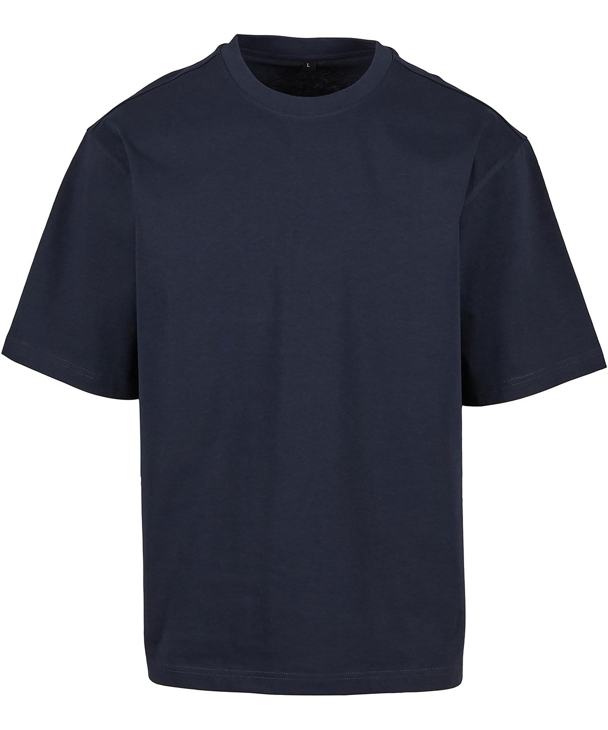 Build Your Brand BY391 Loose-fit tee in Navy