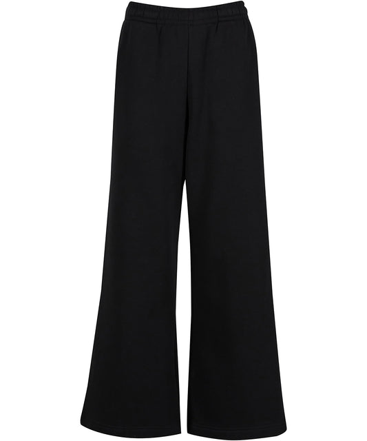 Build Your Brand BY431 Women’s wide-leg sweatpants in Black