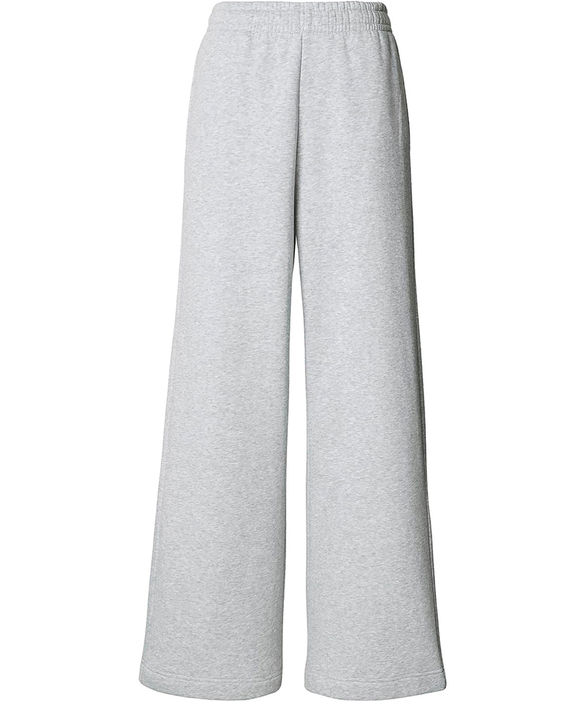 Build Your Brand BY431 Women’s wide-leg sweatpants in Heather Grey