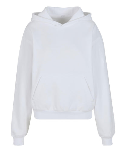Build Your Brand BY444 Women’s loose-fit hoodie in White