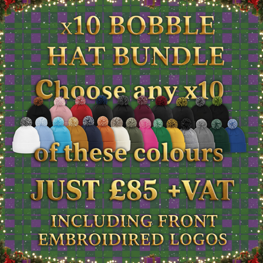 x10 Bobble Hat Bundle