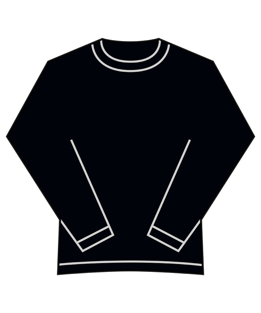Comfort Colors® CO101 Long sleeve t-shirt in Black