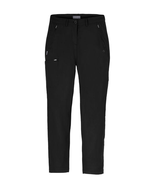 Craghoppers CR234 Expert women’s Kiwi pro stretch trousers in Black