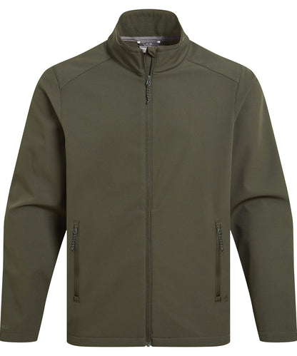 Craghoppers CR331 Expert Basecamp II softshell jacket in Dark Cedar Green