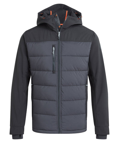 Craghoppers CR701 Castleford hybrid workwear jacket in Black