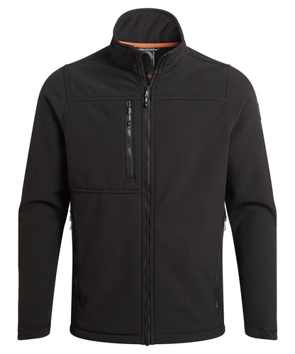 Craghoppers CR702 Whitby softshell workwear jacket in Black
