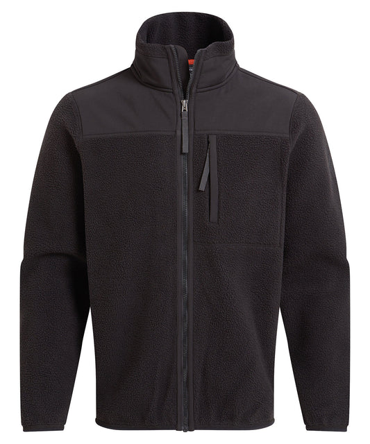 Craghoppers CR703 Morley fleece workwear jacket in Black
