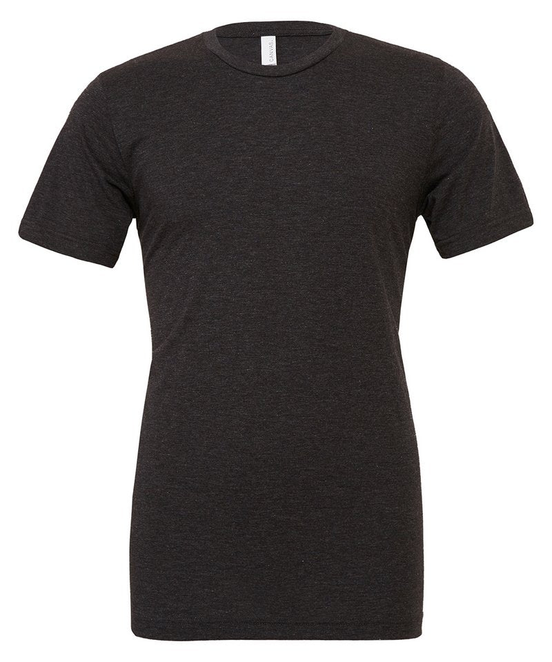 Bella Canvas CV003 Unisex triblend crew neck t-shirt in Charcoal-Black Triblend