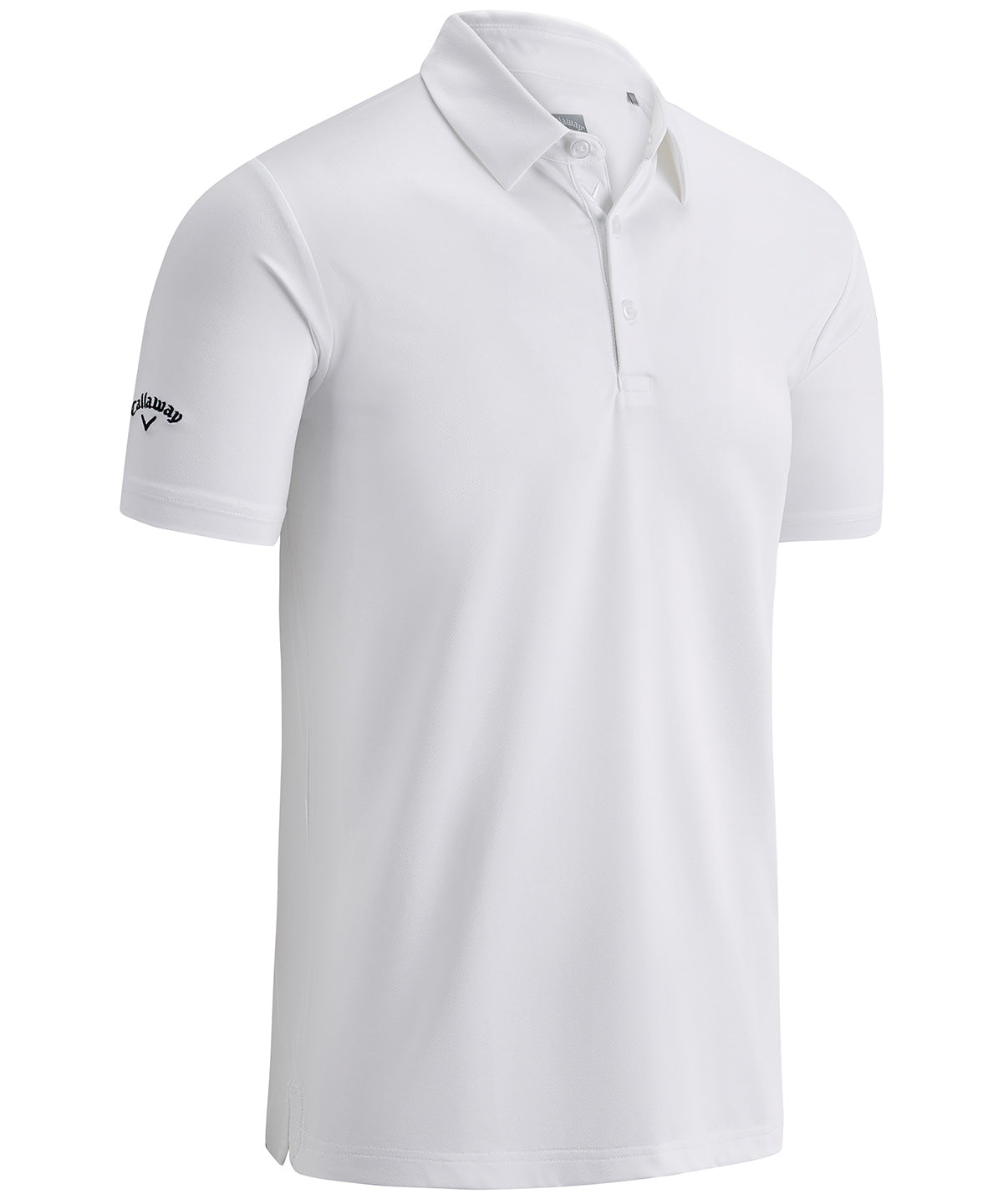 Callaway CW025 Swing Tech™ solid polo in Bright White