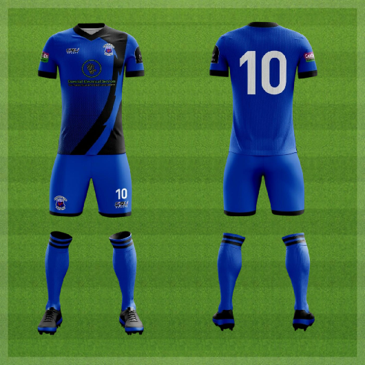 Croesyceiliog Athletic sublimated outfield Player Kit