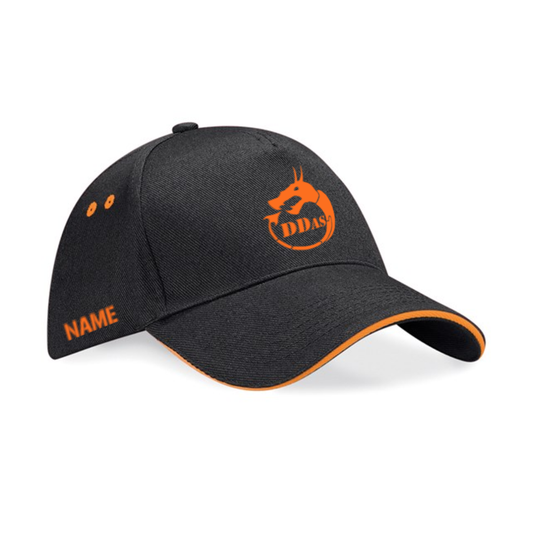 Black/Orange Cap