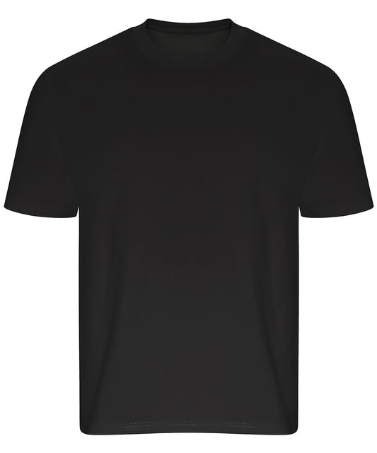 AWDis Ecologie EA006 Arrow recycled heavy oversized tee in Black