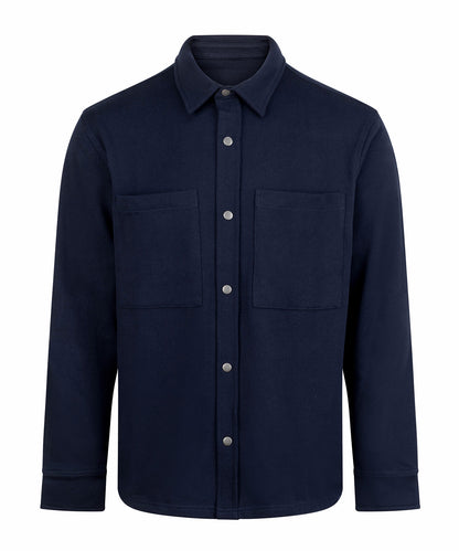 Front Row FR056 Premium piqué overshirt in Navy
