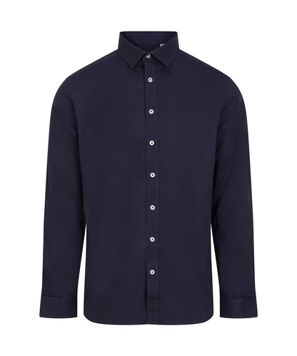 Front Row FR504 Casual shirt in Washed Navy