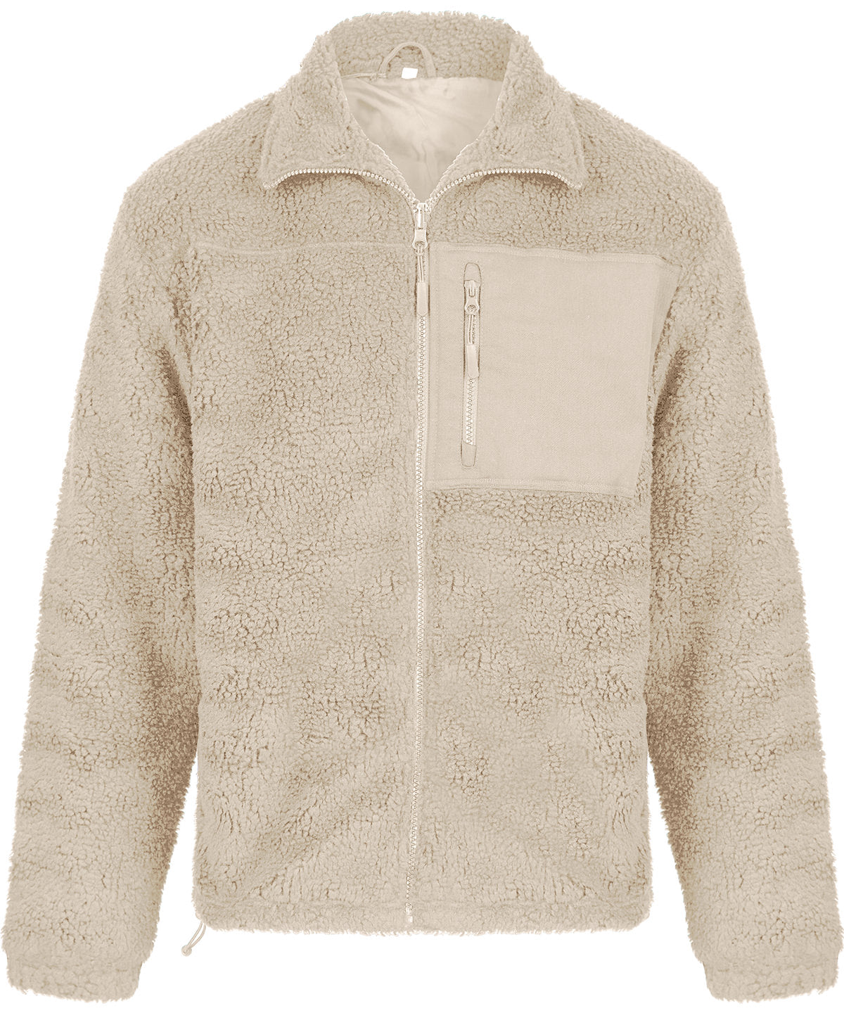 Front Row FR854 Recycled sherpa fleece in Natural