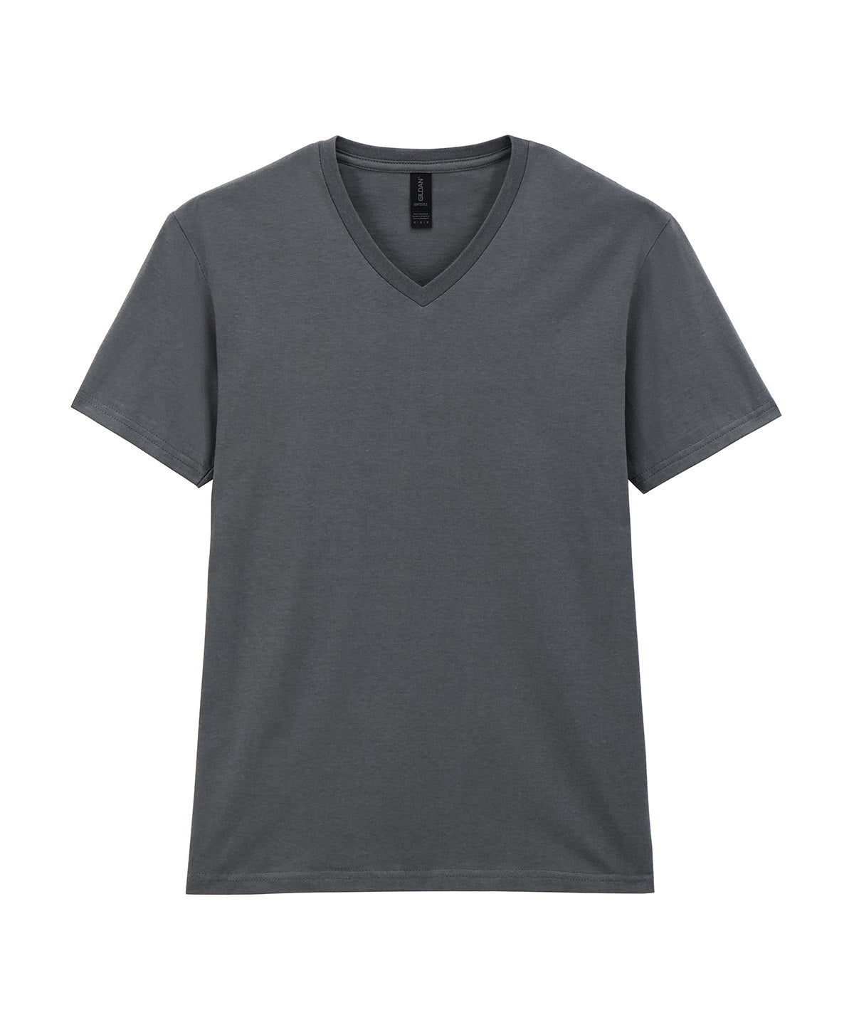 Gildan GD010 Softstyle™ v-neck t-shirt in Charcoal