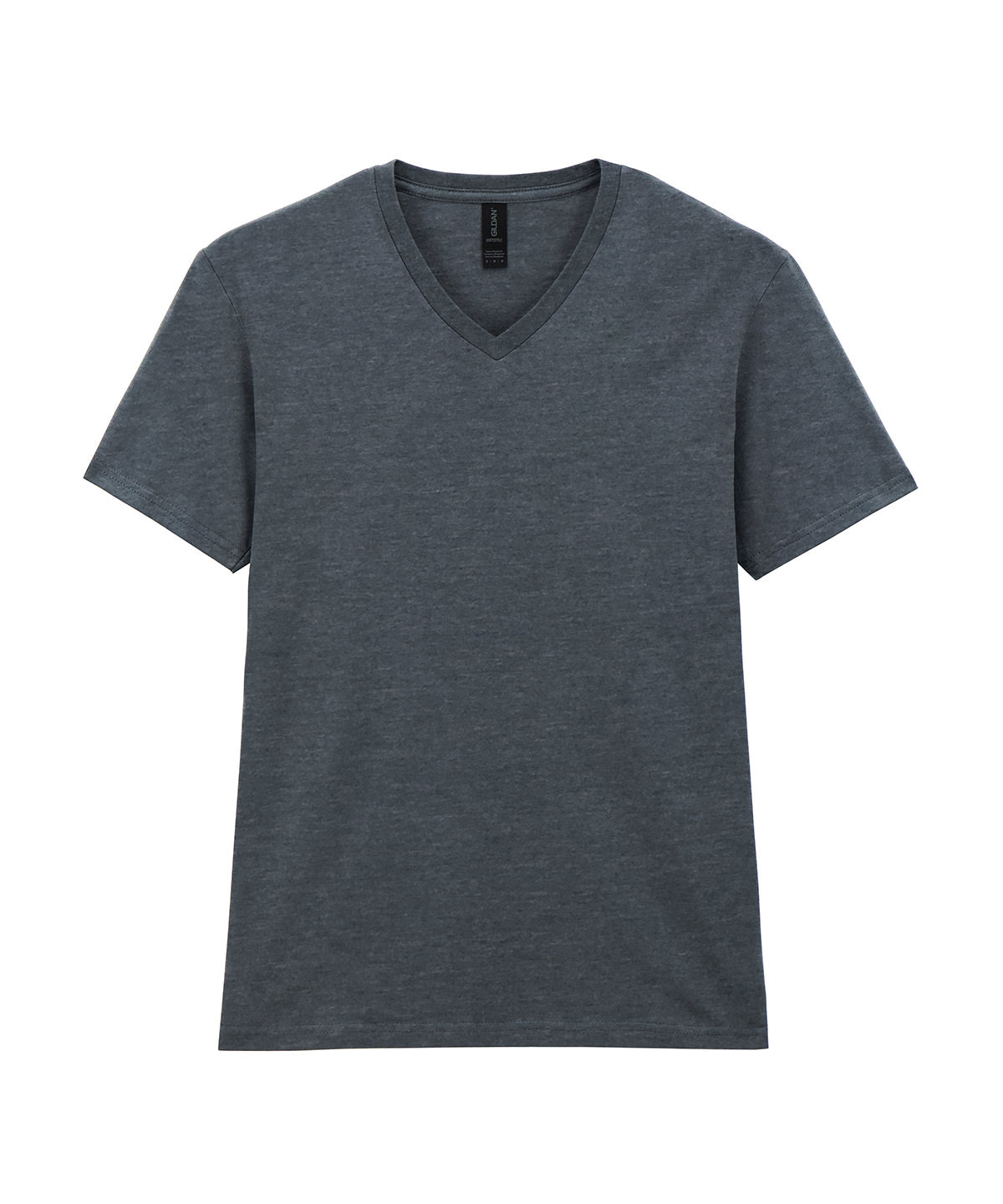 Gildan GD010 Softstyle™ v-neck t-shirt in Dark Heather