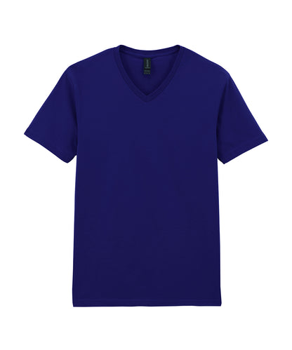 Gildan GD010 Softstyle™ v-neck t-shirt in Navy
