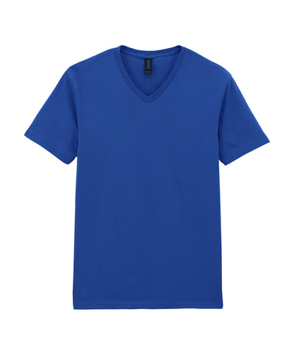 Gildan GD010 Softstyle™ v-neck t-shirt in Royal