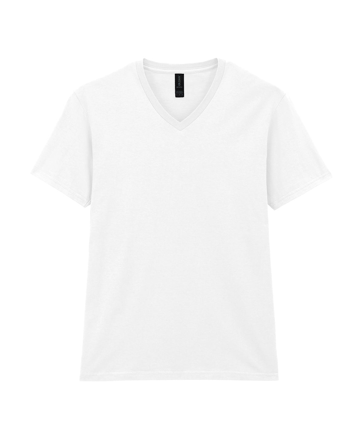 Gildan GD010 Softstyle™ v-neck t-shirt in White