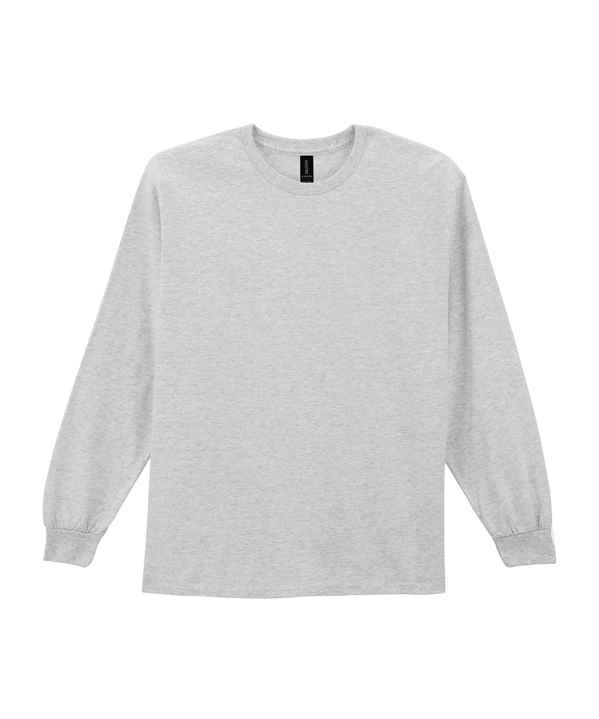 Gildan GD014 Ultra Cotton™ adult long sleeve t-shirt in Ash*