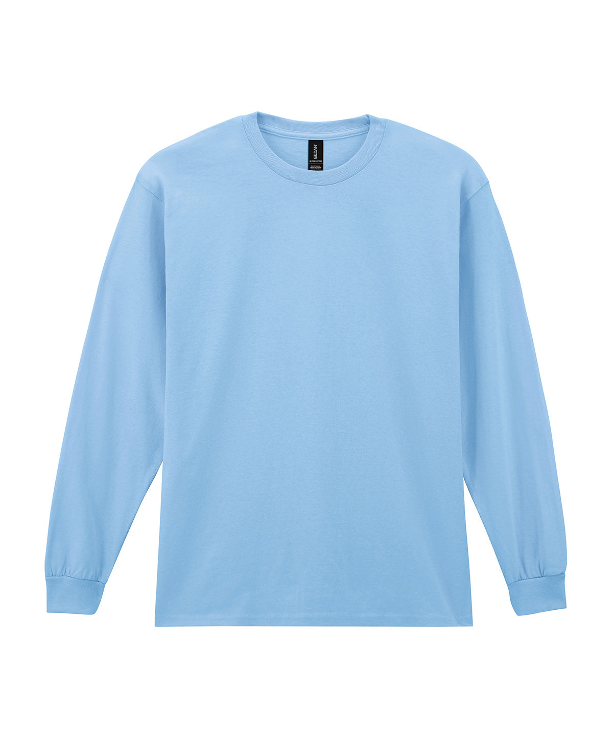 Gildan GD014 Ultra Cotton™ adult long sleeve t-shirt in Light Blue*