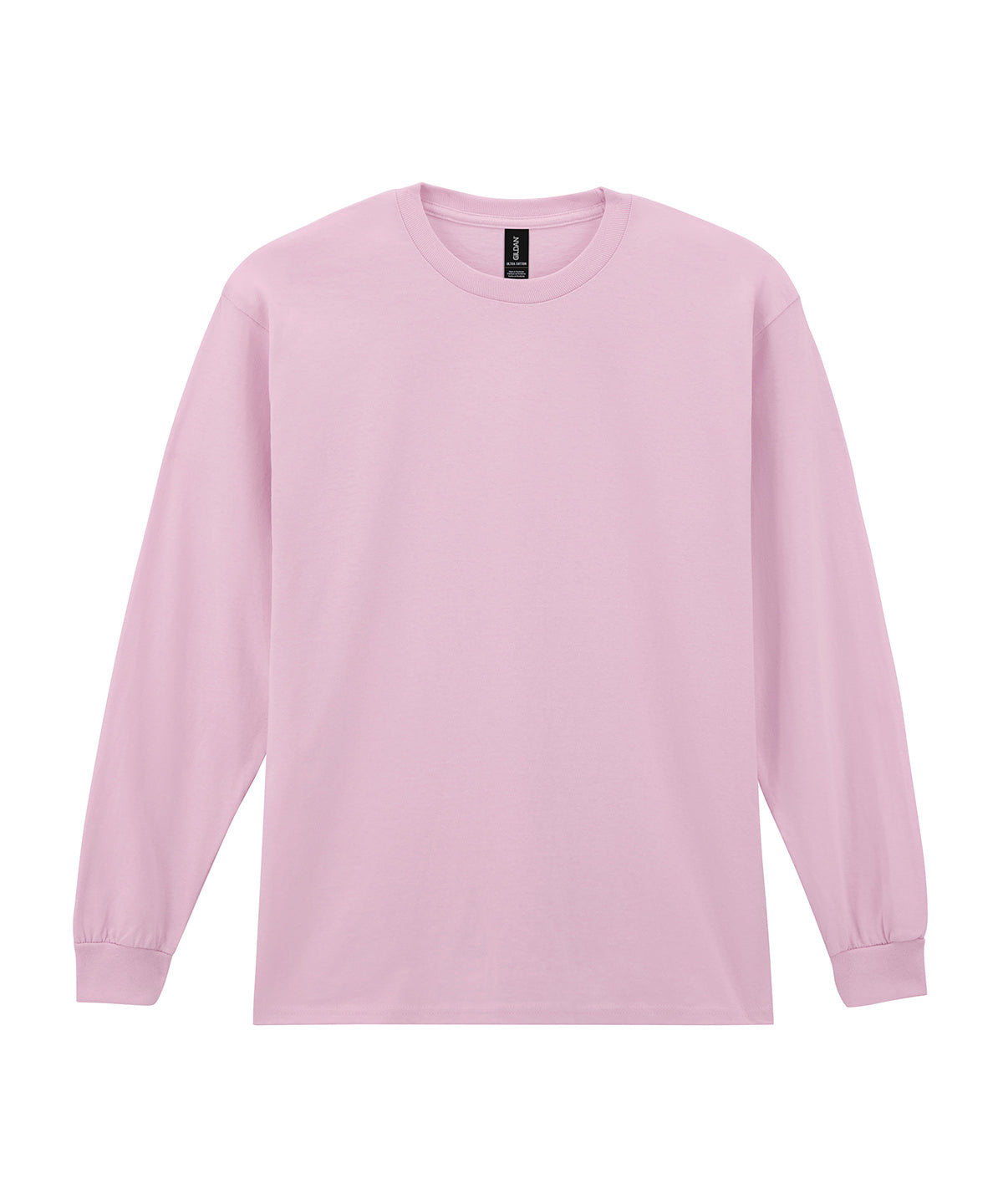 Gildan GD014 Ultra Cotton™ adult long sleeve t-shirt in Light Pink*