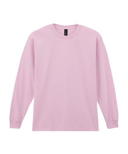 Gildan GD014 Ultra Cotton™ adult long sleeve t-shirt in Light Pink*