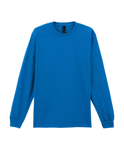Gildan GD014 Ultra Cotton™ adult long sleeve t-shirt in Royal*†