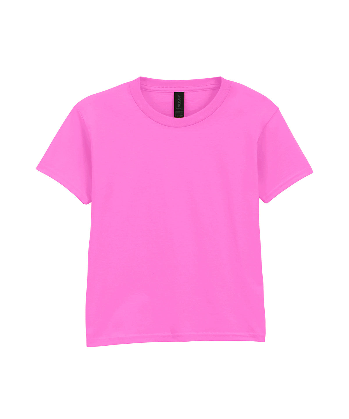 Gildan GD01B Softstyle™ youth ringspun t-shirt in Azalea