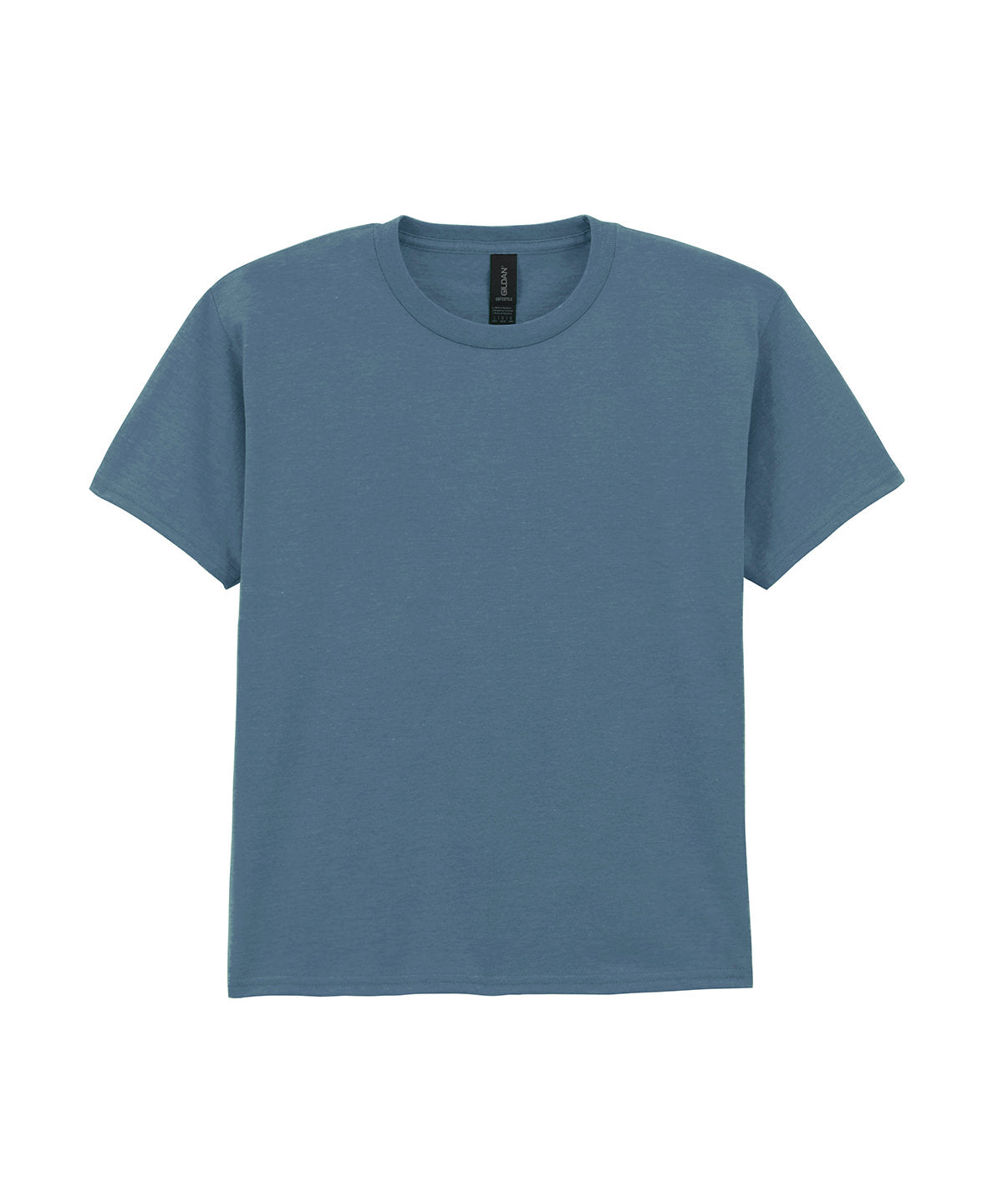 Gildan GD01B Softstyle™ youth ringspun t-shirt in IndigoBlue